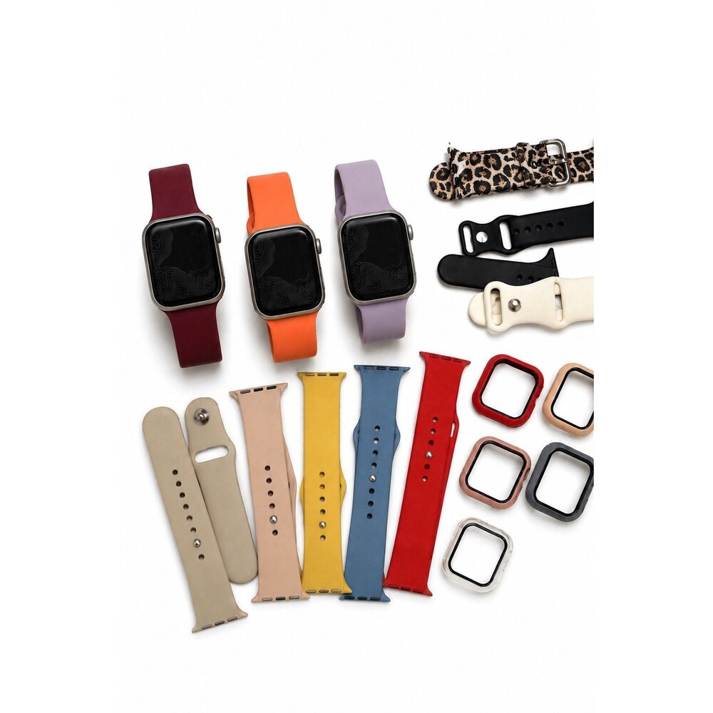 Mixed Lot of 10 Watch Bands for Apple Watch– Mixed Bands and Protective Cases